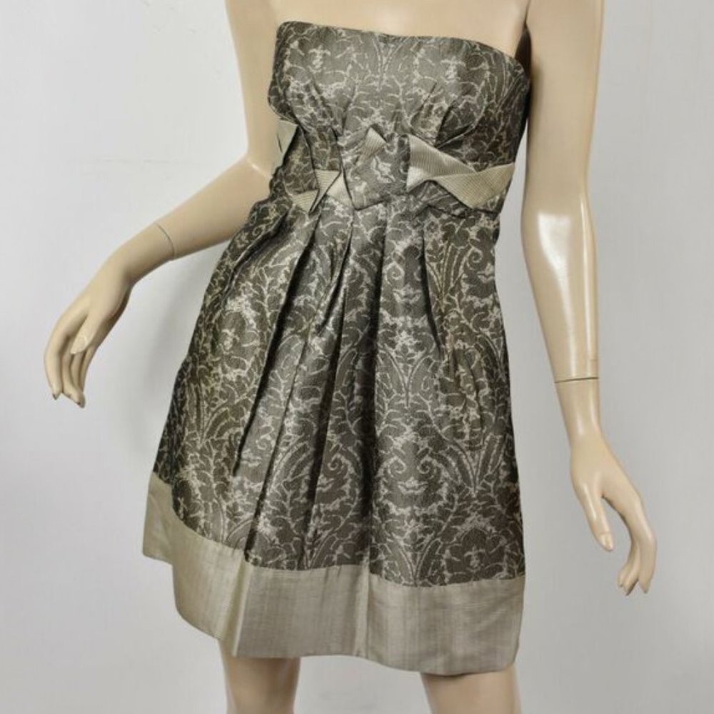 BCBGMaxAzria Strapless Cocktail Dress